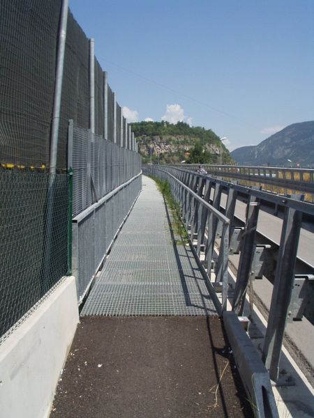 Ponte pedonale Effevi per Pista Ciclabile di Trento