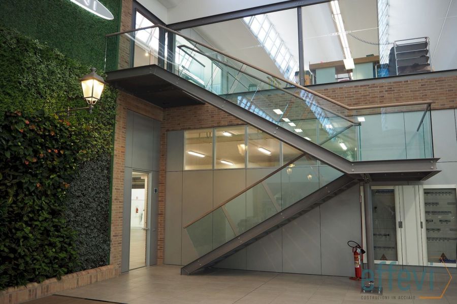 Scala di servizio architettonica Effevi per Pagani Automobili