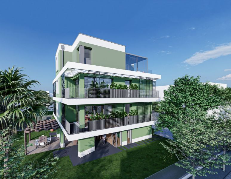 Edificio in acciaio Effevi per Palazzina Via Chiminelli