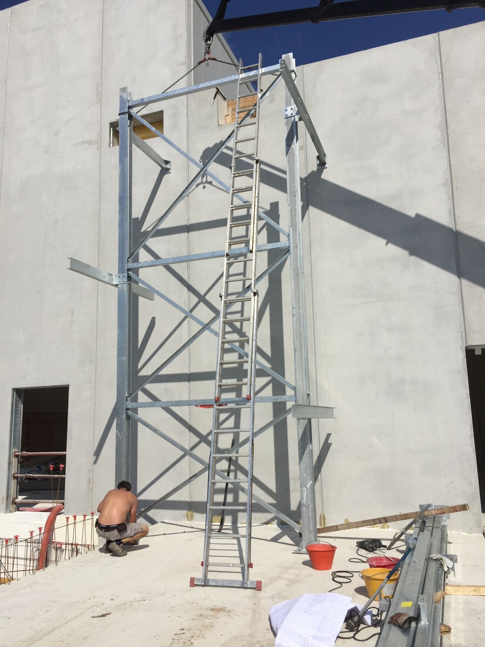 Scala di servizio industriale Effevi per Iper Rossetto (128_01.JPG)