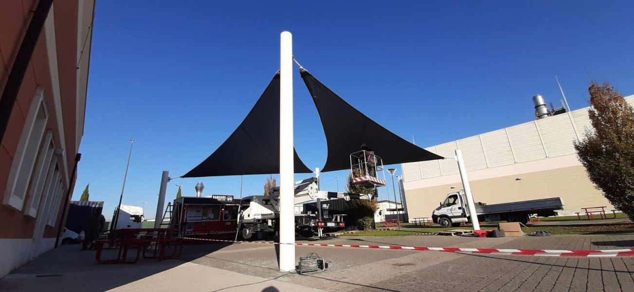 Tensostruttura Effevi per Caserma del Din