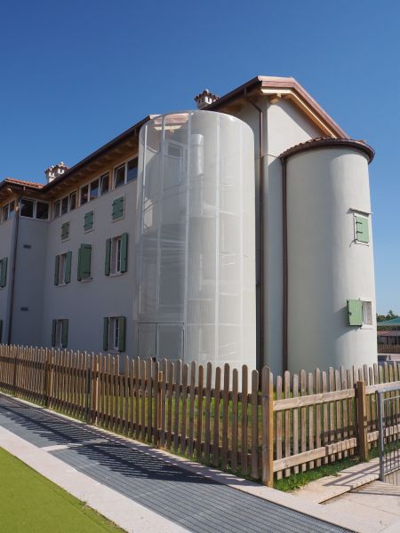 Scala di sicurezza a chiocciola Effevi per Camping Piani di Clodia
