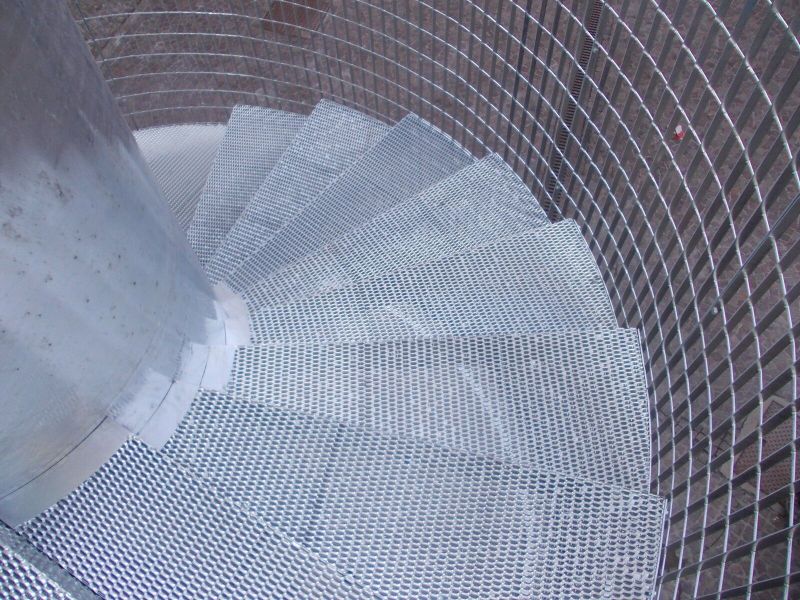 Scala di sicurezza a chiocciola Effevi per Ospedale San Giacomo Apostolo