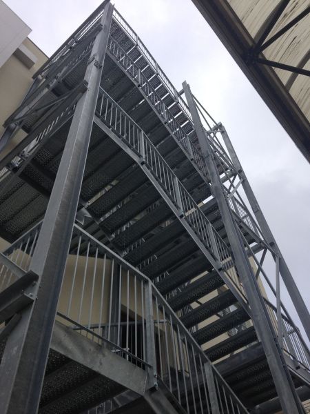 Scala di sicurezza Effevi per Hotel Conchiglia d'Oro