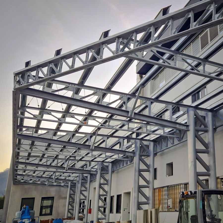 Tettoia SIR: Montaggio