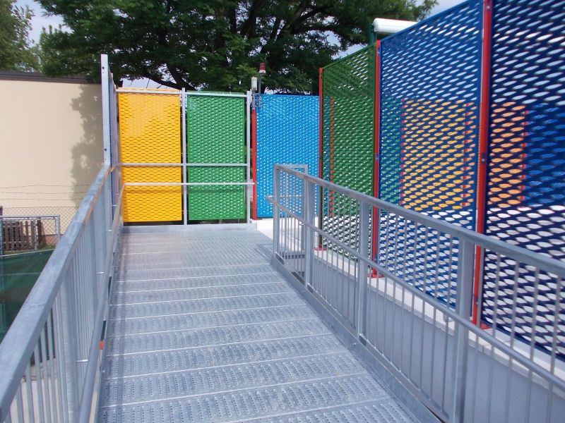 Rampa per disabili Effevi per Villaggio Americano