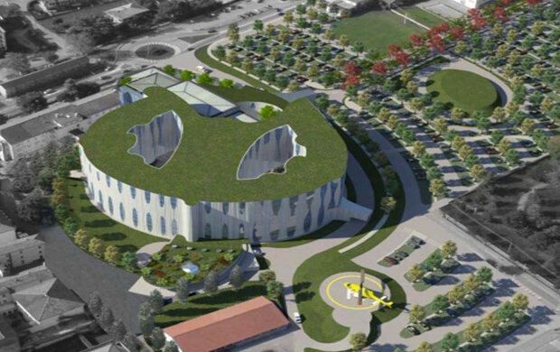 Struttura a disegno, su misura Effevi per Ospedale di Montecchio Maggiore: Bow Windows (195__3.jpg)