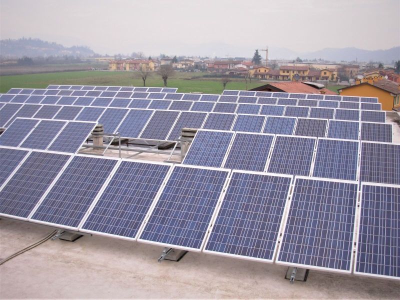 Struttura di sostegno per moduli fotovoltaici Effevi per Meneghini